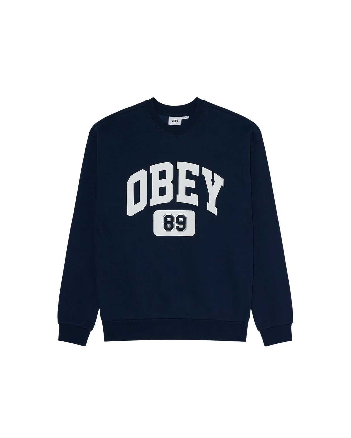 OBEY ACADEMY CREWNECK - PIGMENT BLUE