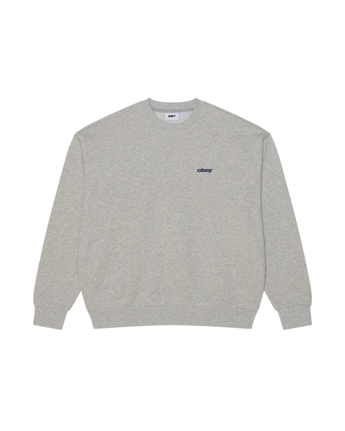 OBEY LEAGUE CREW - ASH GREY