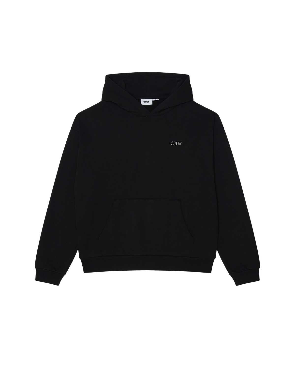 TREBLE EXTRA HEAVY PULLOVER - BLACK