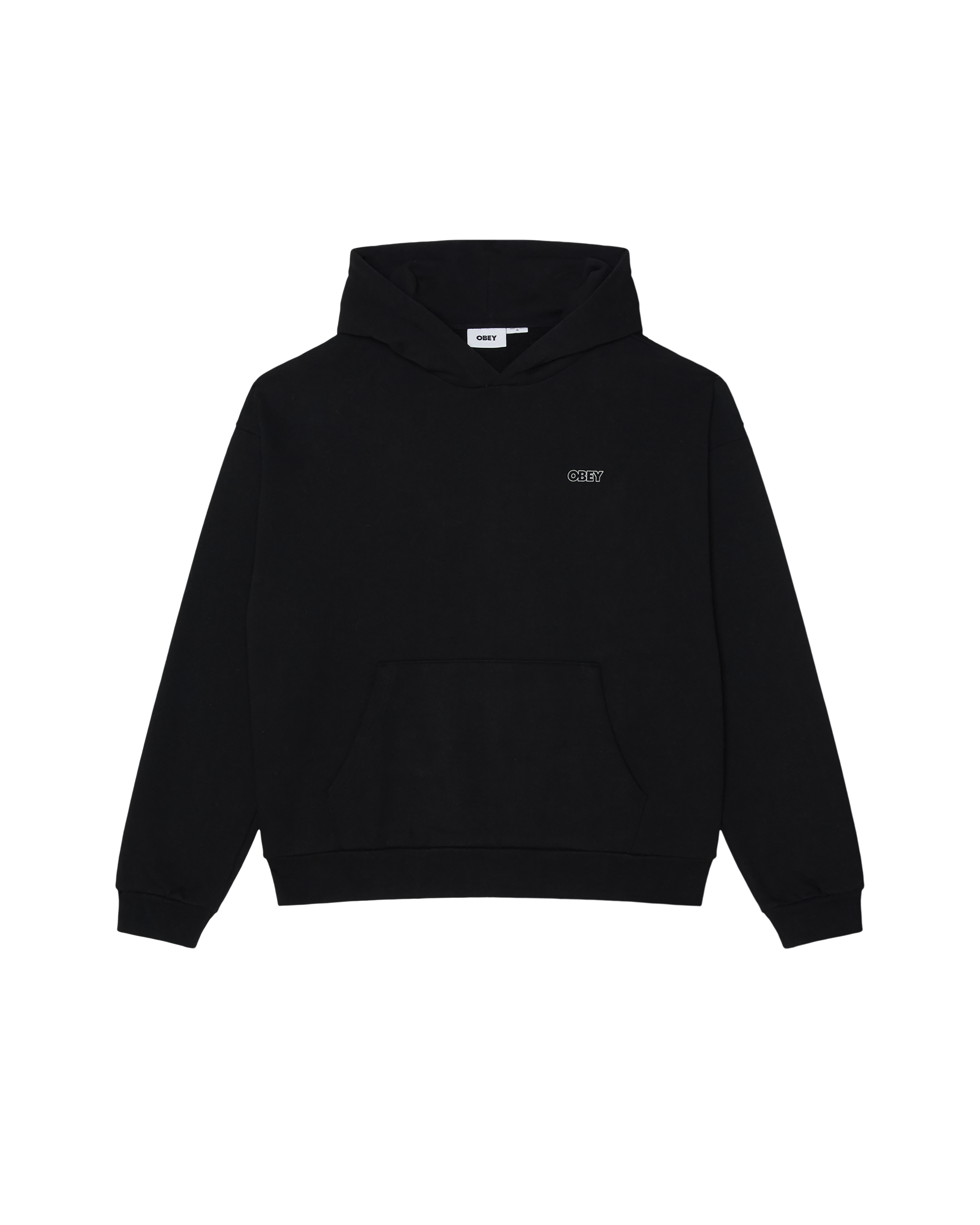 TREBLE EXTRA HEAVY PULLOVER - BLACK