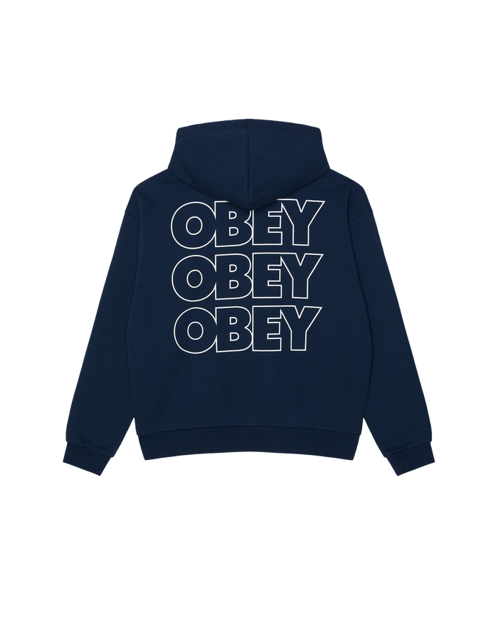 TREBLE EXTRA HEAVY PULLOVER - PIGMENT BLUE