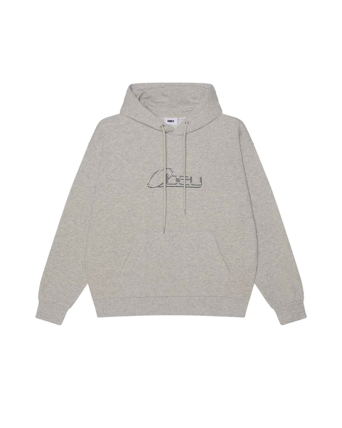 OBEY CHROME PULLOVER - ASH GREY