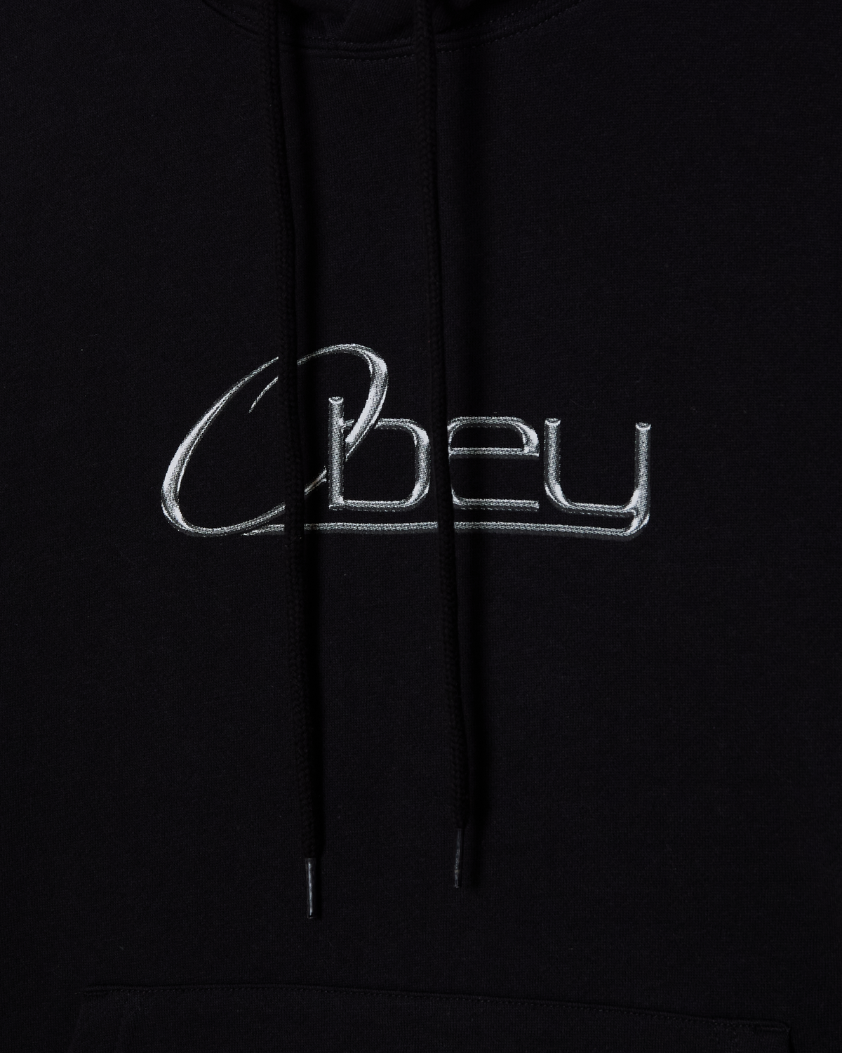 OBEY CHROME PULLOVER - BLACK
