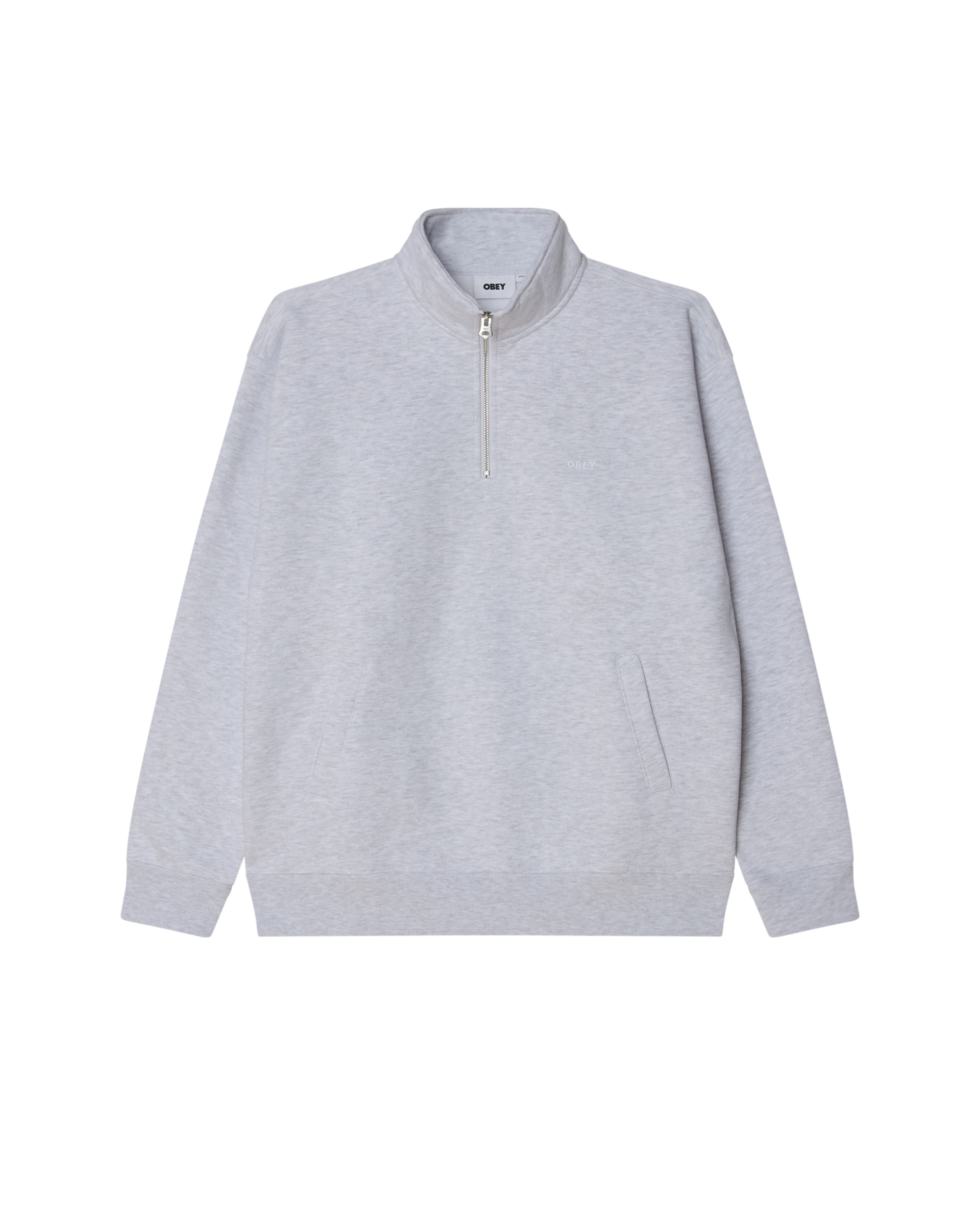 ESTABLISHED WORKS BOLD MOCKNECK - ASH GREY