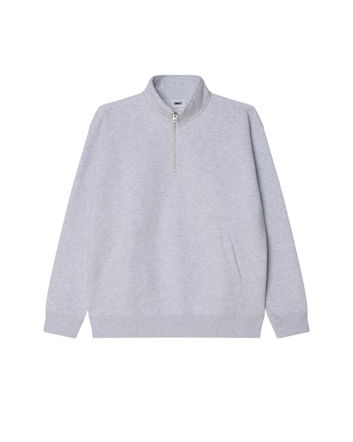 ESTABLISHED WORKS BOLD MOCKNECK - ASH GREY