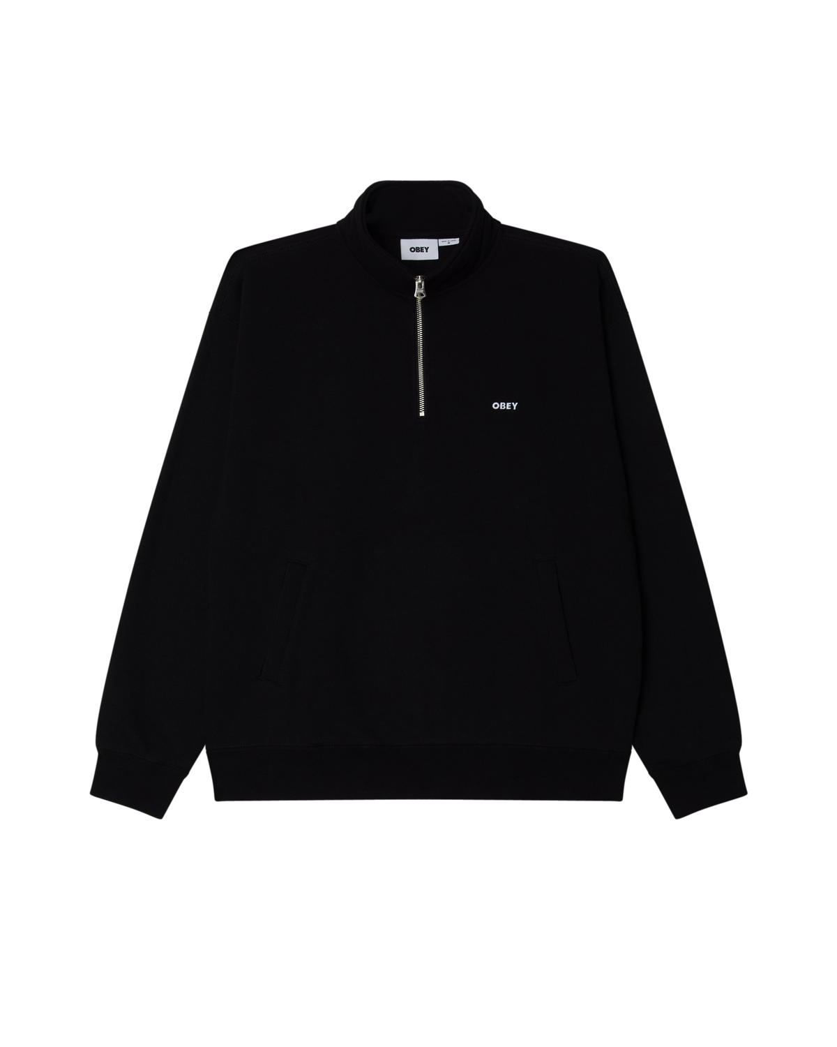 ESTABLISHED WORKS BOLD MOCKNECK - BLACK