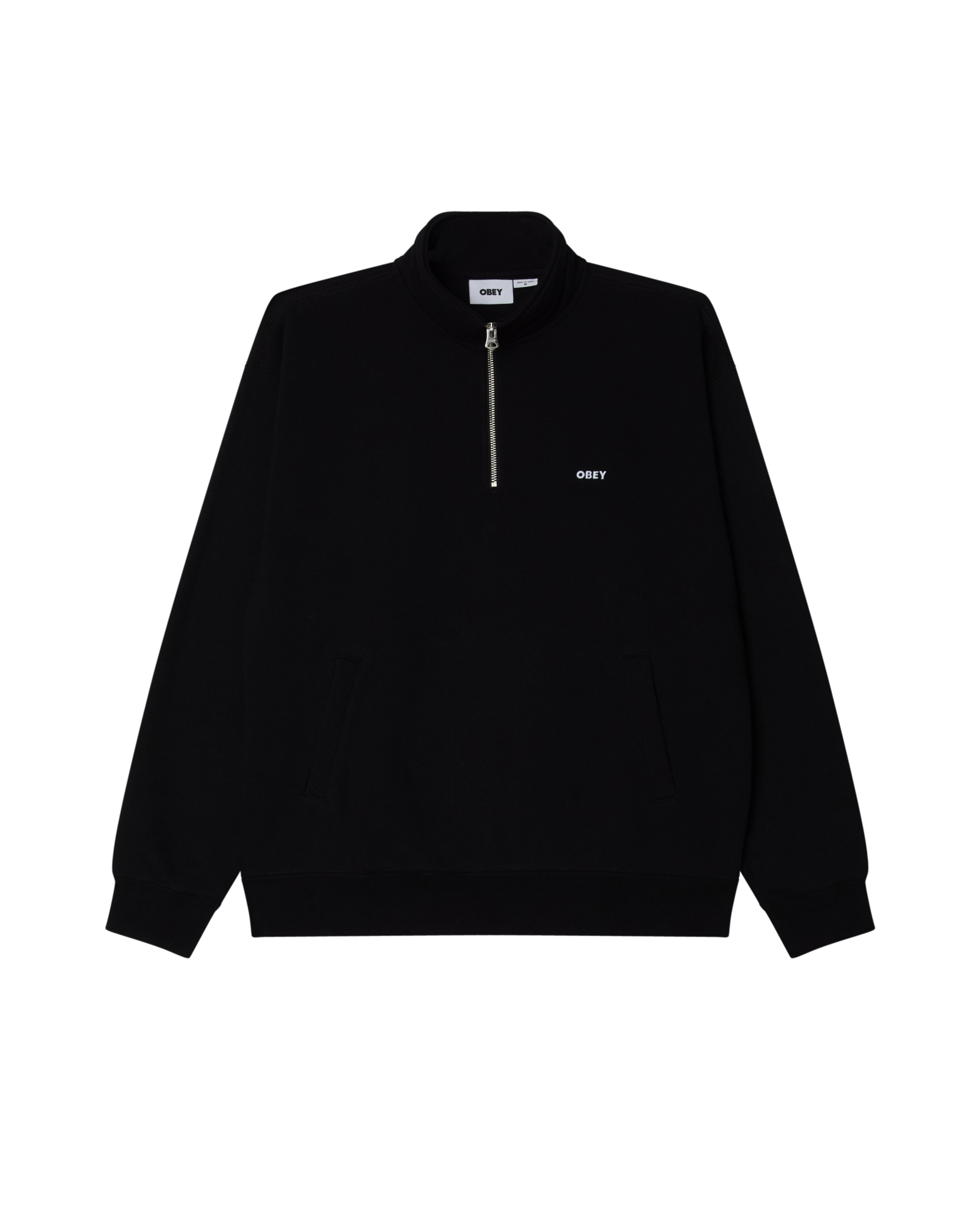 ESTABLISHED WORKS BOLD MOCKNECK - BLACK
