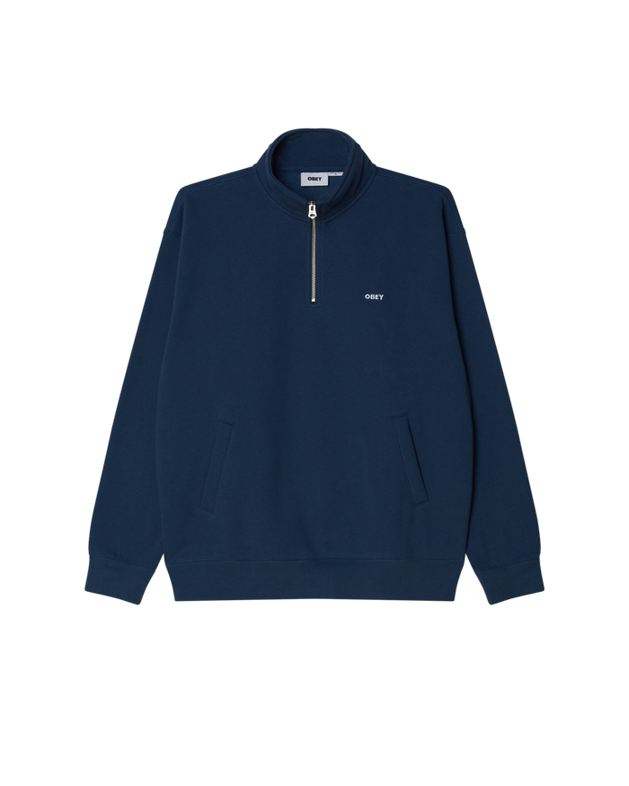ESTABLISHED WORKS BOLD MOCKNECK - DARK DENIM