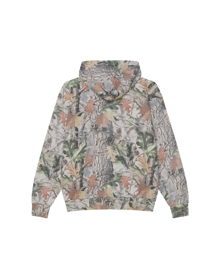 GOTHIC ZIP HOOD - DUSTY VINTAGE WOOD CAMO