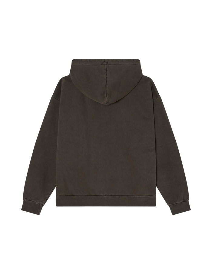 LOWERCASE PIGMENT ZIP HOOD - PIGMENT BLACK OLIVE