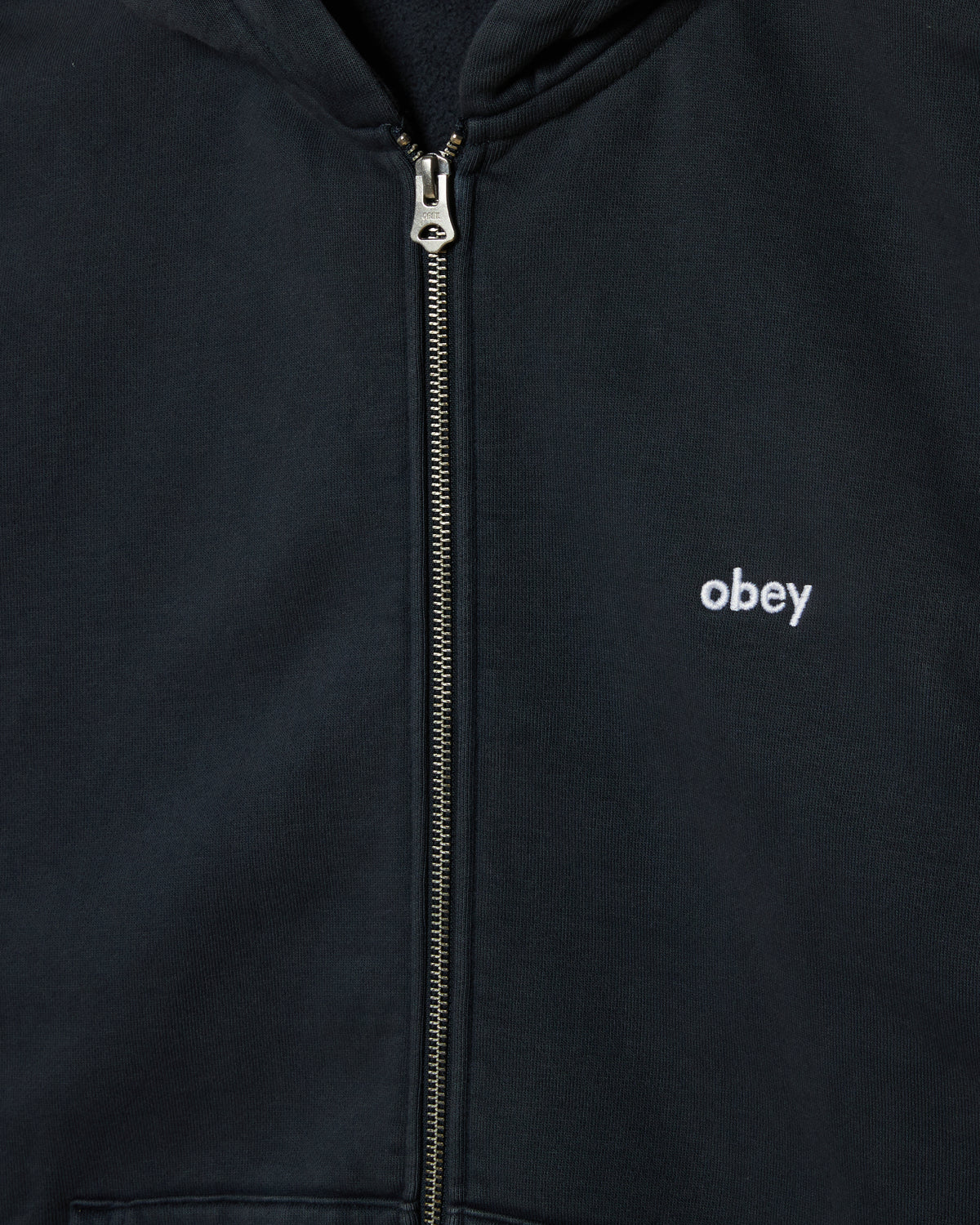 LOWERCASE PIGMENT ZIP HOOD - PIGMENT DARK NAVY