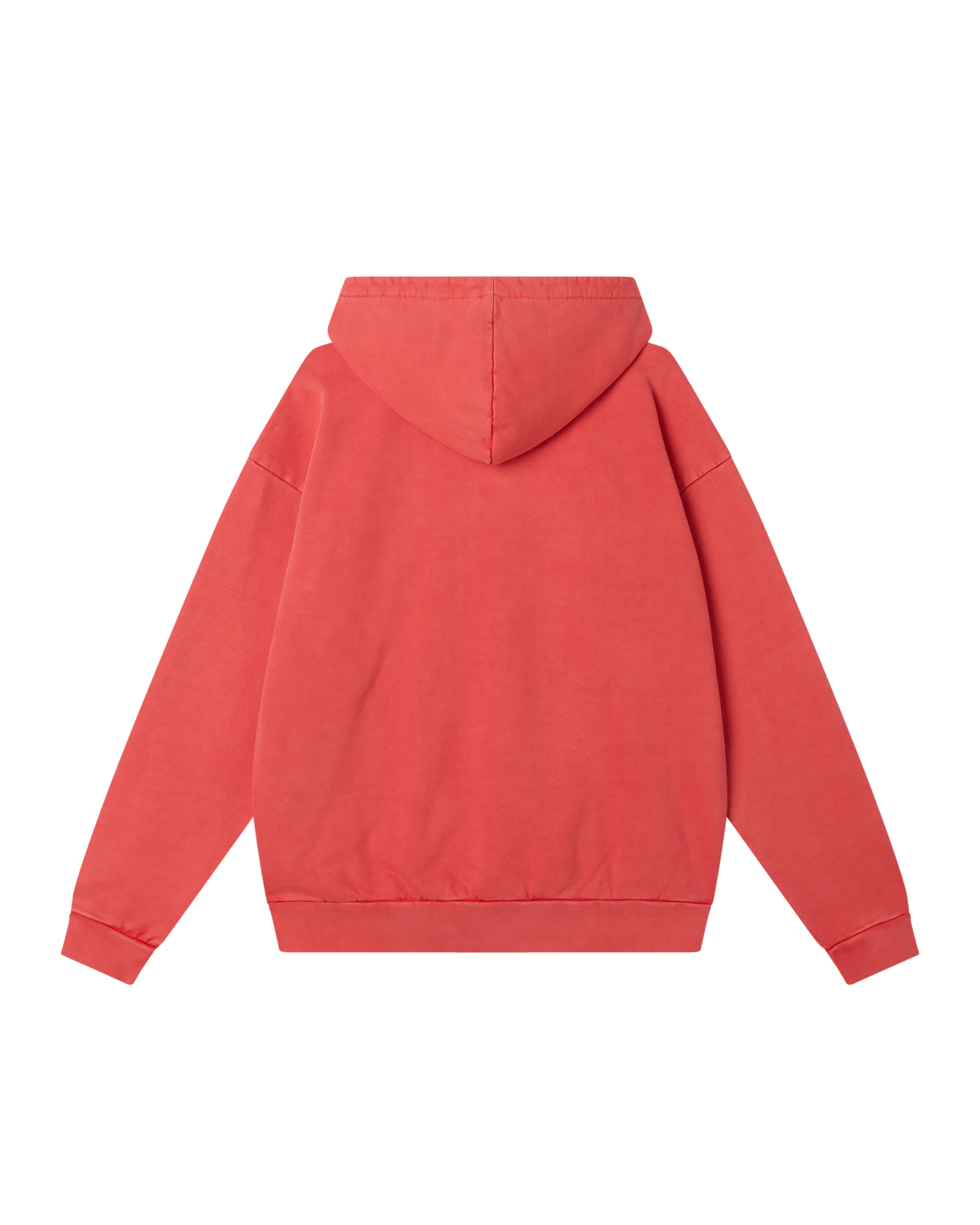 LOWERCASE PIGMENT ZIP HOOD - PIGMENT FIERY RED