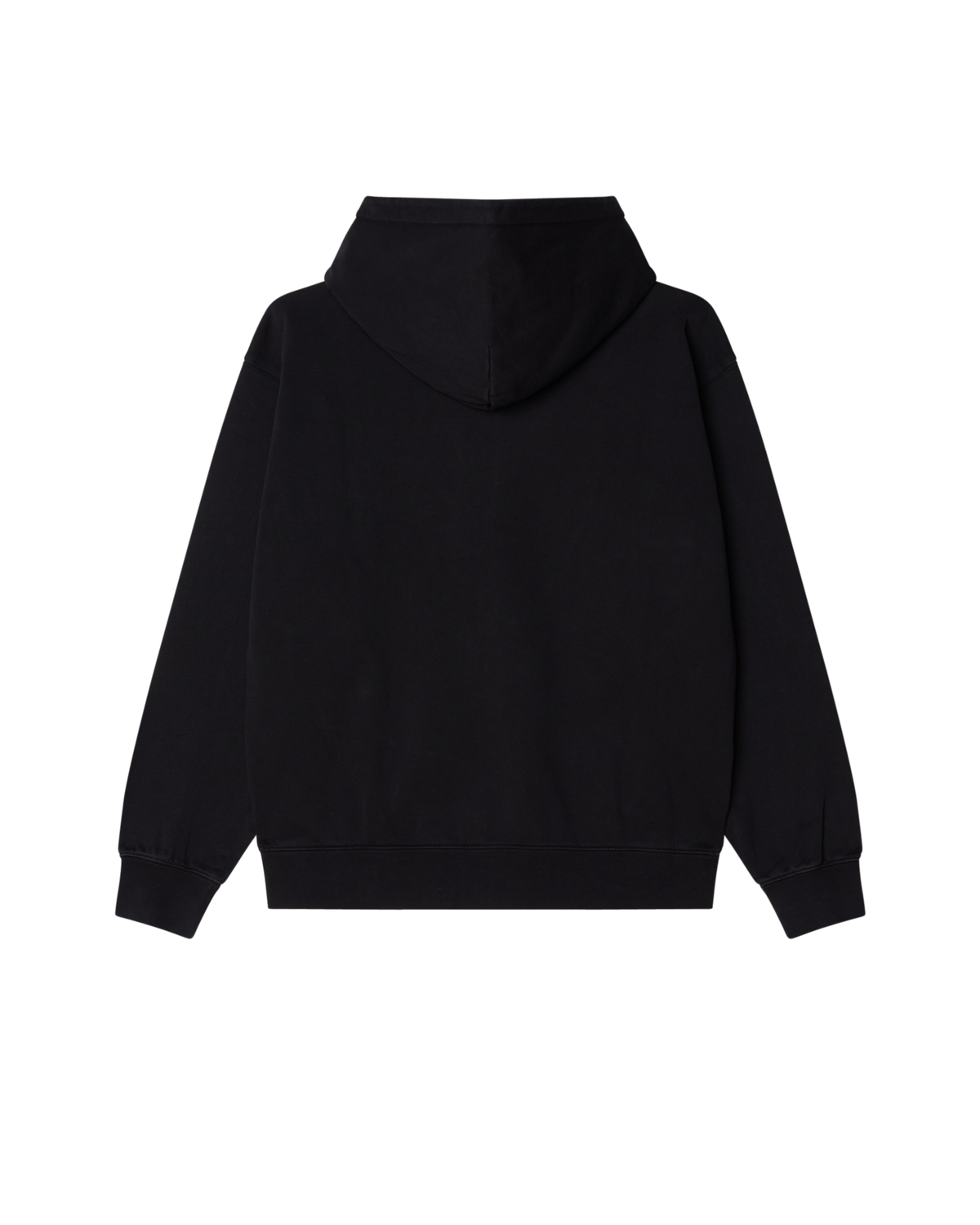 HYBRID FADED ZIP HOOD - DIGITAL BLACK FADED WASH