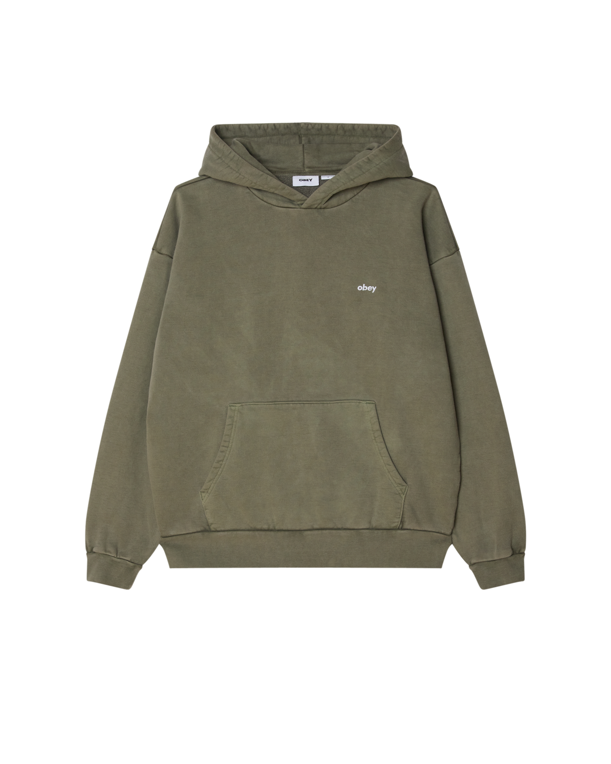LOWERCASE PIGMENT PULLOVER - PIGMENT DEEP LICHEN GREEN