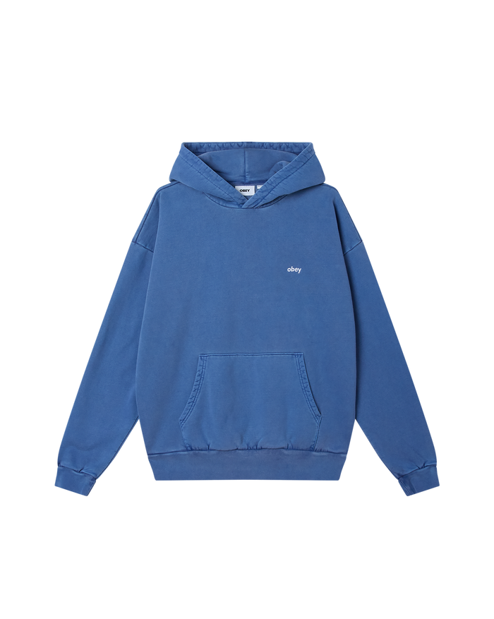 LOWERCASE PIGMENT HOOD - ELECTRIC INDIGO