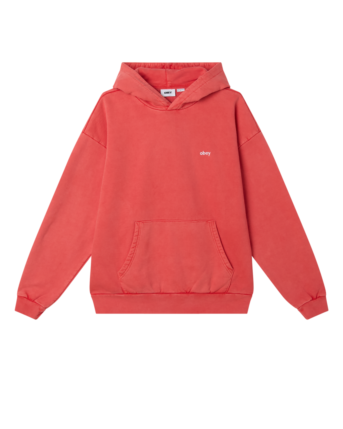 LOWERCASE PIGMENT HOOD - PIGMENT FIERY RED
