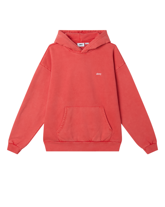 LOWERCASE PIGMENT HOOD - PIGMENT FIERY RED