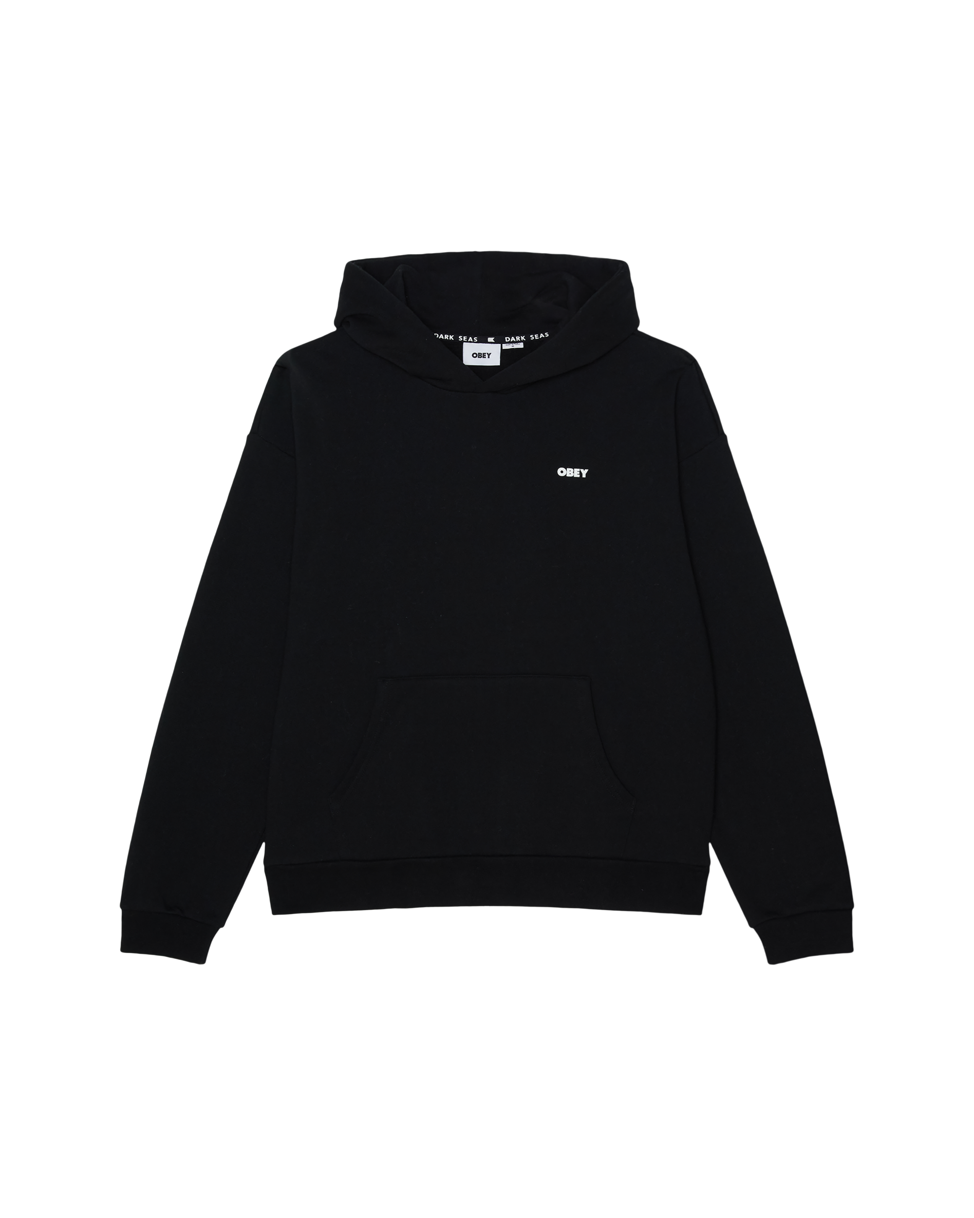 BOLD ICON EXTRA HEAVY PULLOVER - BLACK