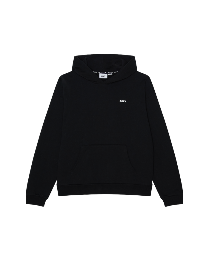 BOLD ICON EXTRA HEAVY PULLOVER - BLACK