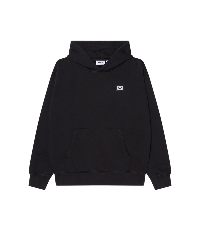 HEAD JAZZ FADED HOOD - DIGITAL BLACK FADED WASH