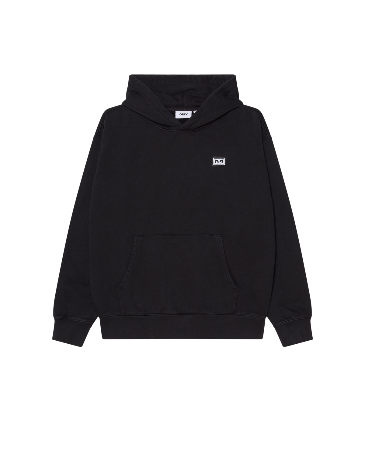 UNDERGROUND FADED HOOD - DIGITAL BLACK FADED WASH