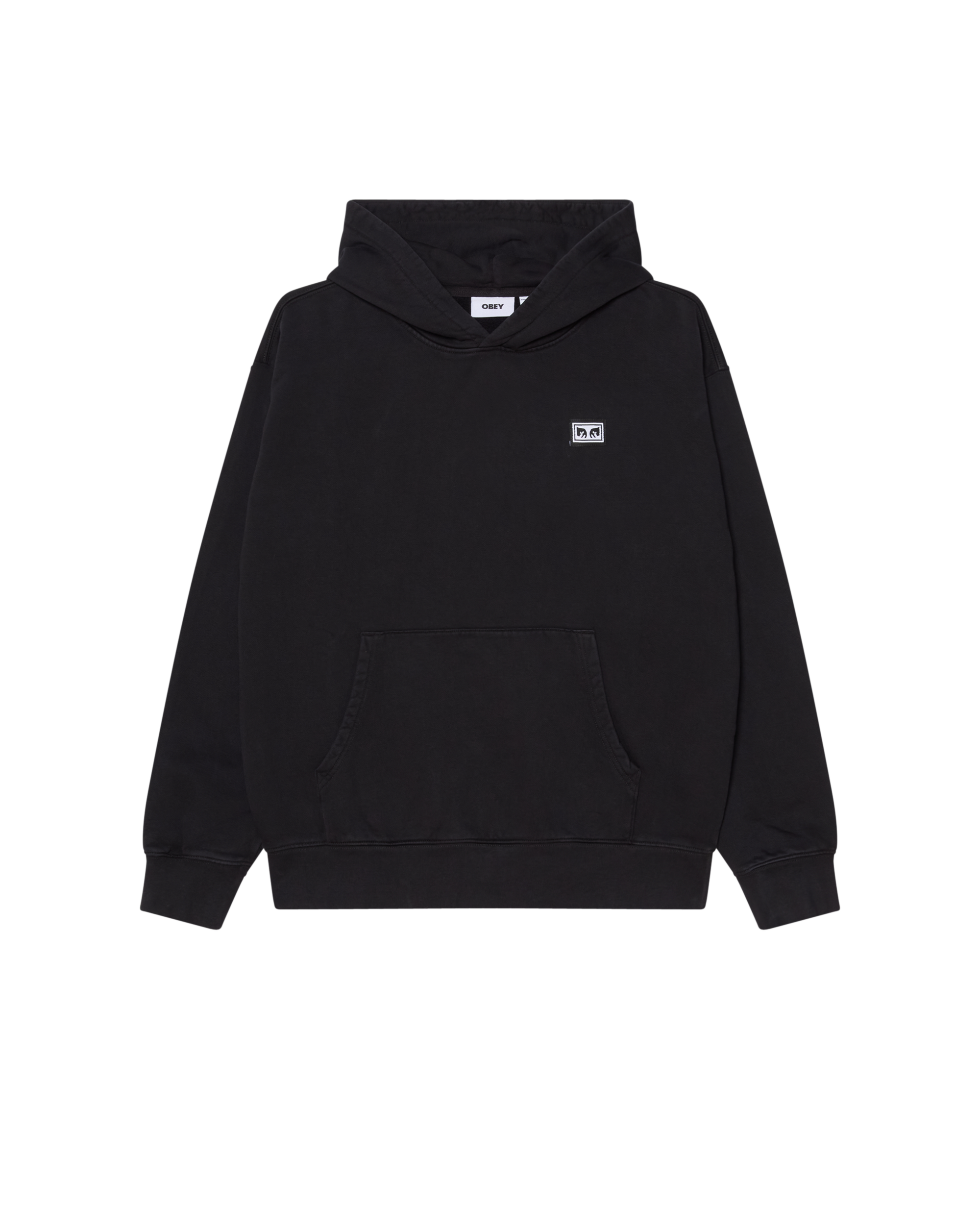 UNDERGROUND FADED HOOD - DIGITAL BLACK FADED WASH