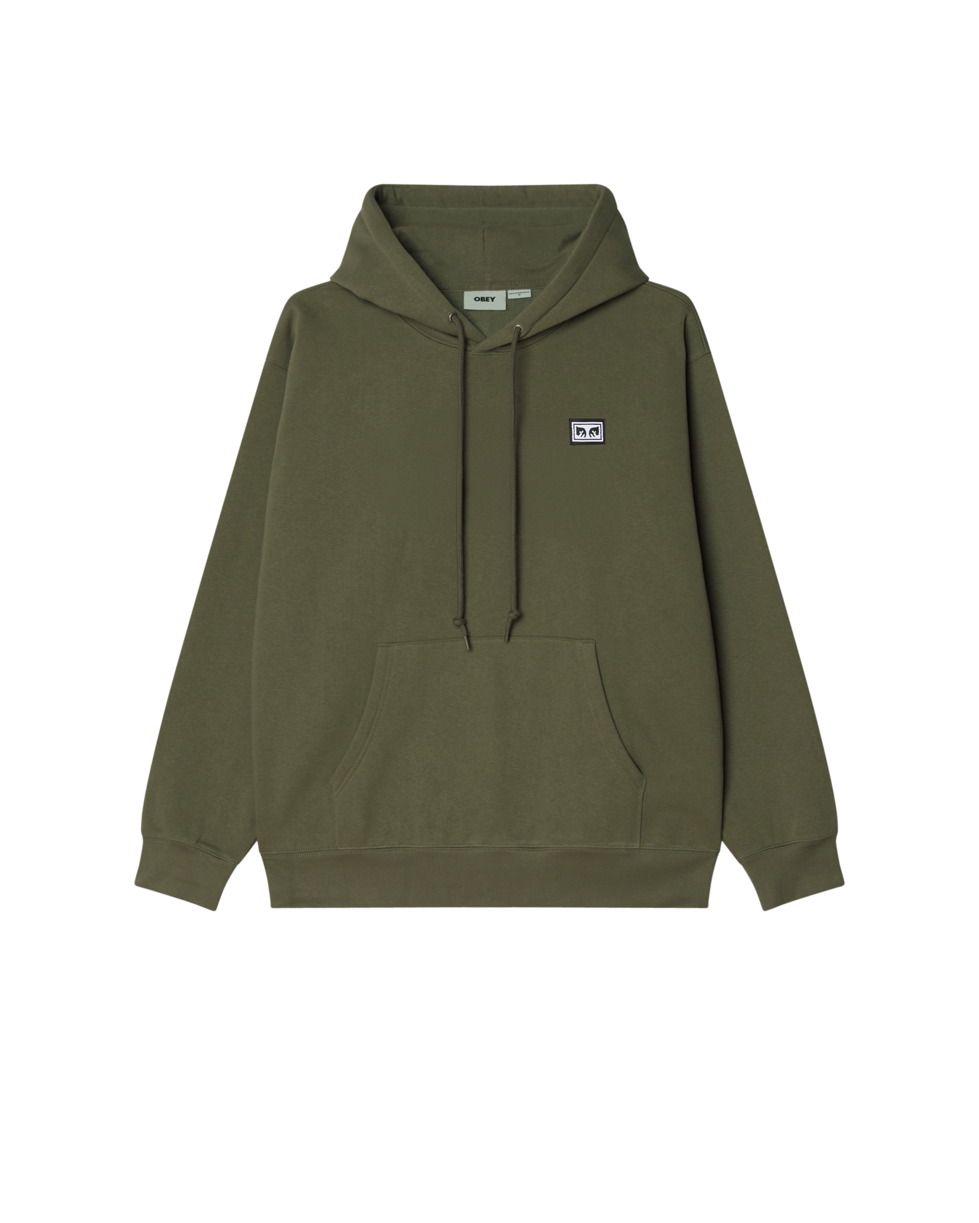 UNDERGROUND FADED HOOD - DEEP LICHEN GREEN FADED WASH