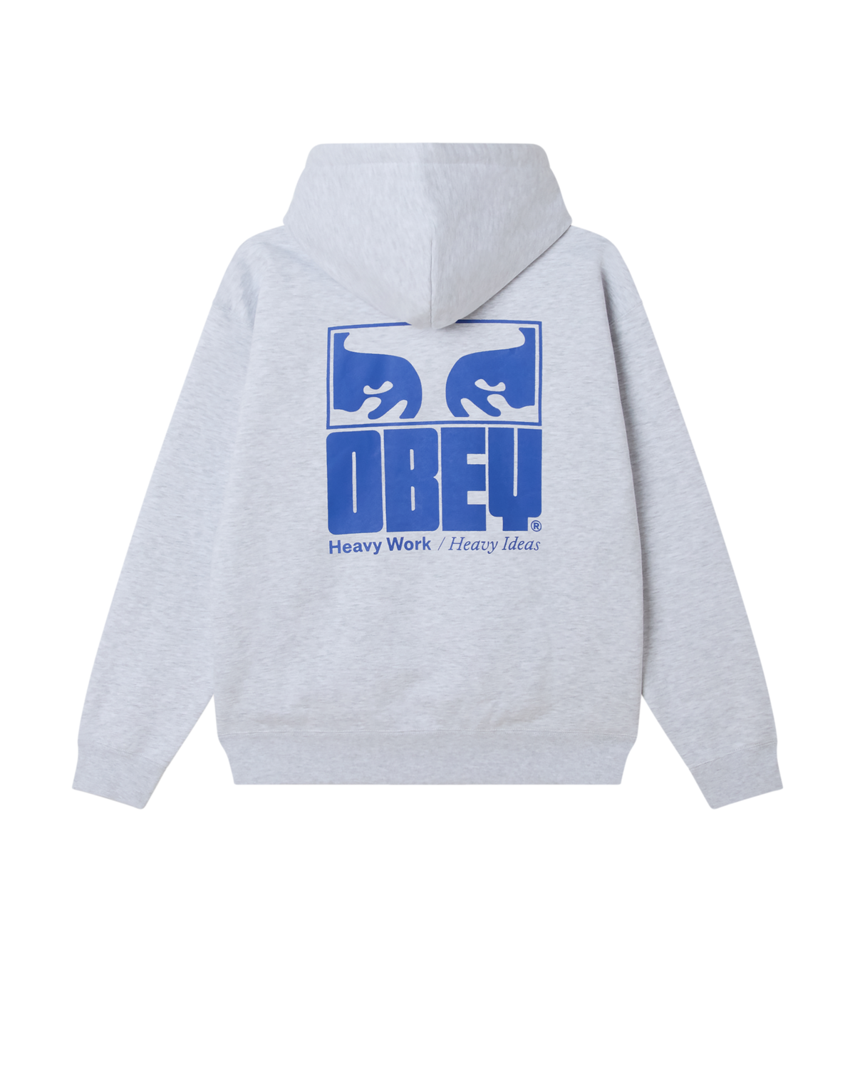 OBEY HEAVY IDEAS HOOD - ASH GREY