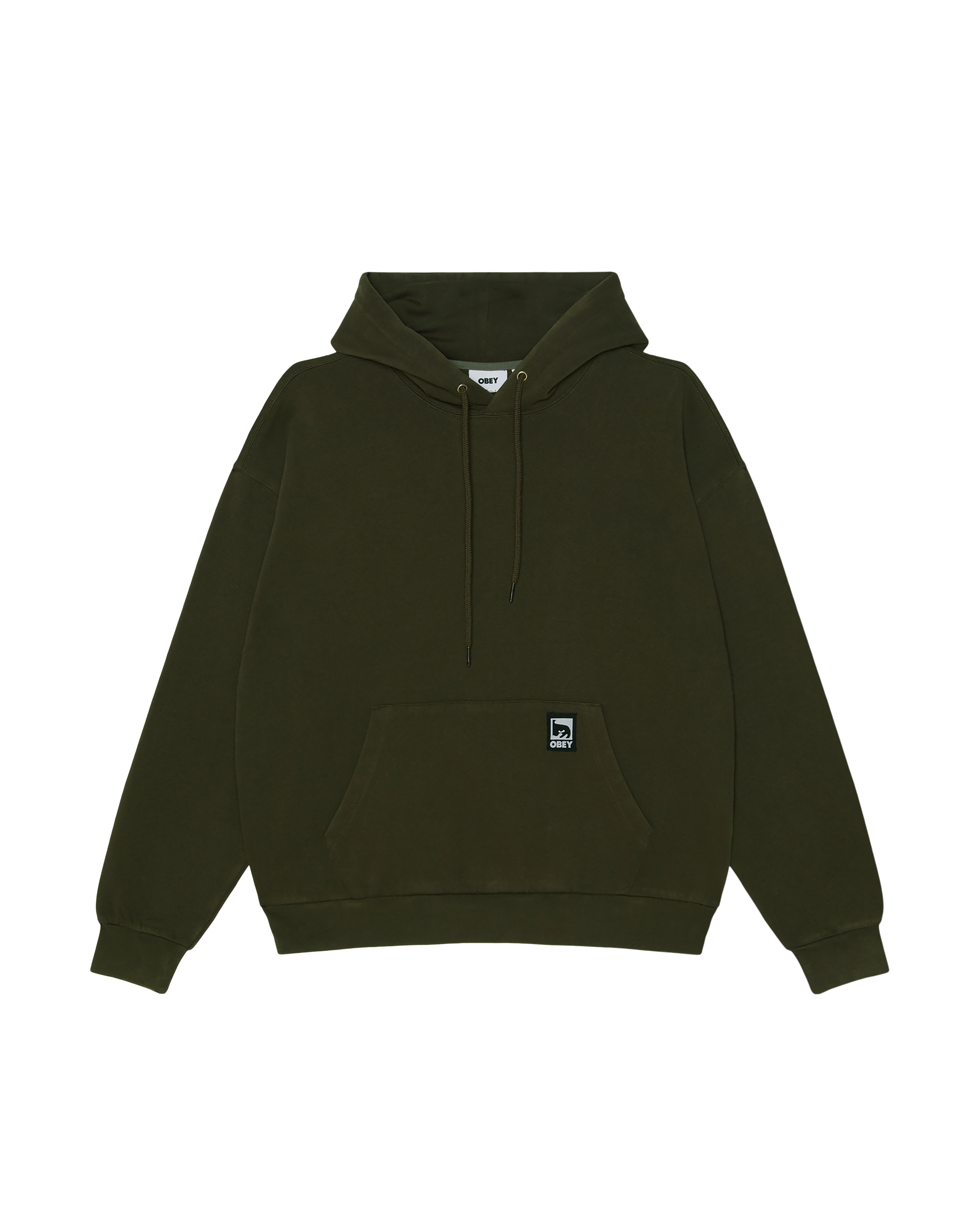 OBEY POST PULLOVER - DUSTY BLACK OLIVE