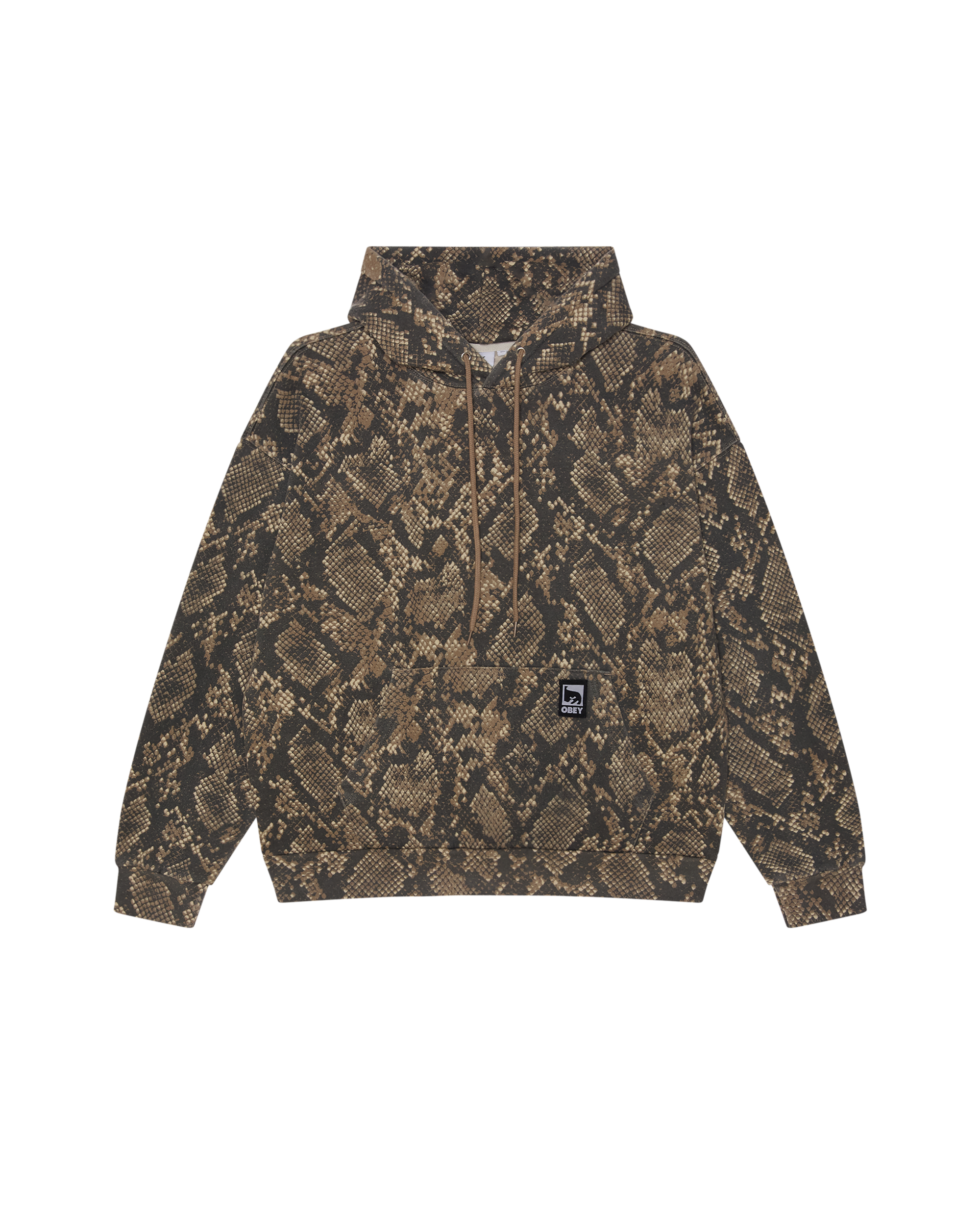 OBEY POST PULLOVER - DUSTY VINTAGE RATTLE SNAKE