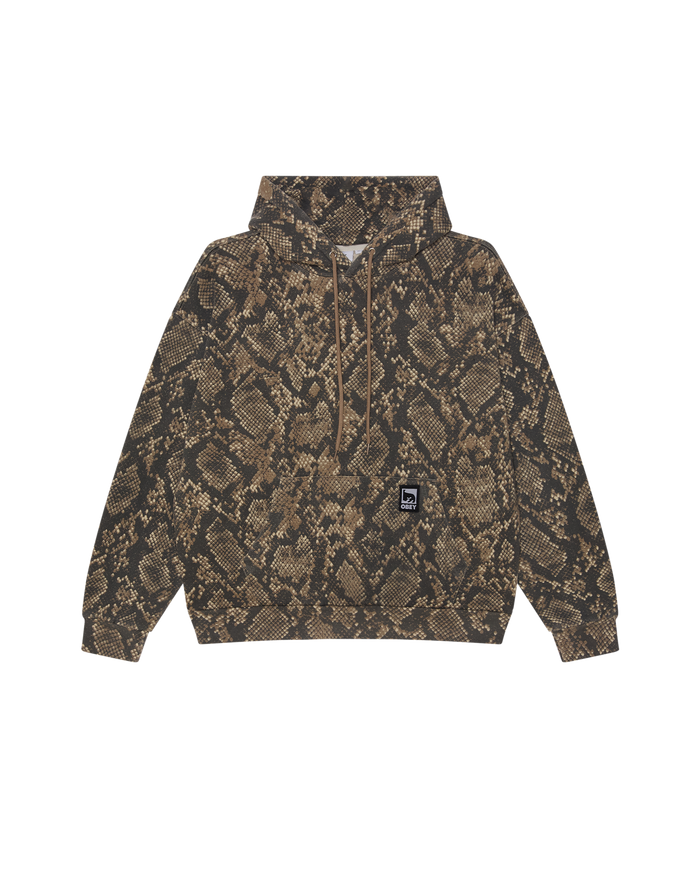 OBEY POST PULLOVER - DUSTY VINTAGE RATTLE SNAKE