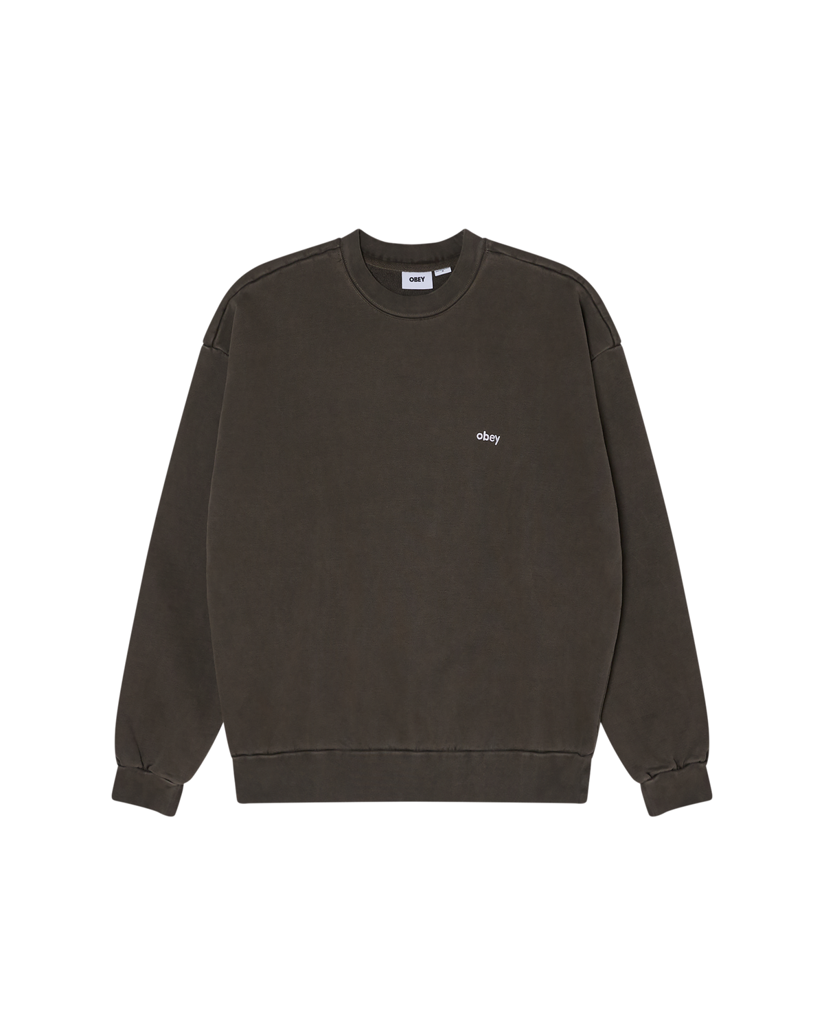 LOWERCASE PIGMENT CREWNECK - PIGMENT BLACK OLIVE