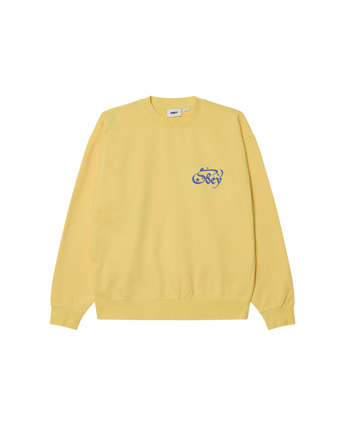 SPELLBOUND FADED CREWNECK - STRAW FADED WASH