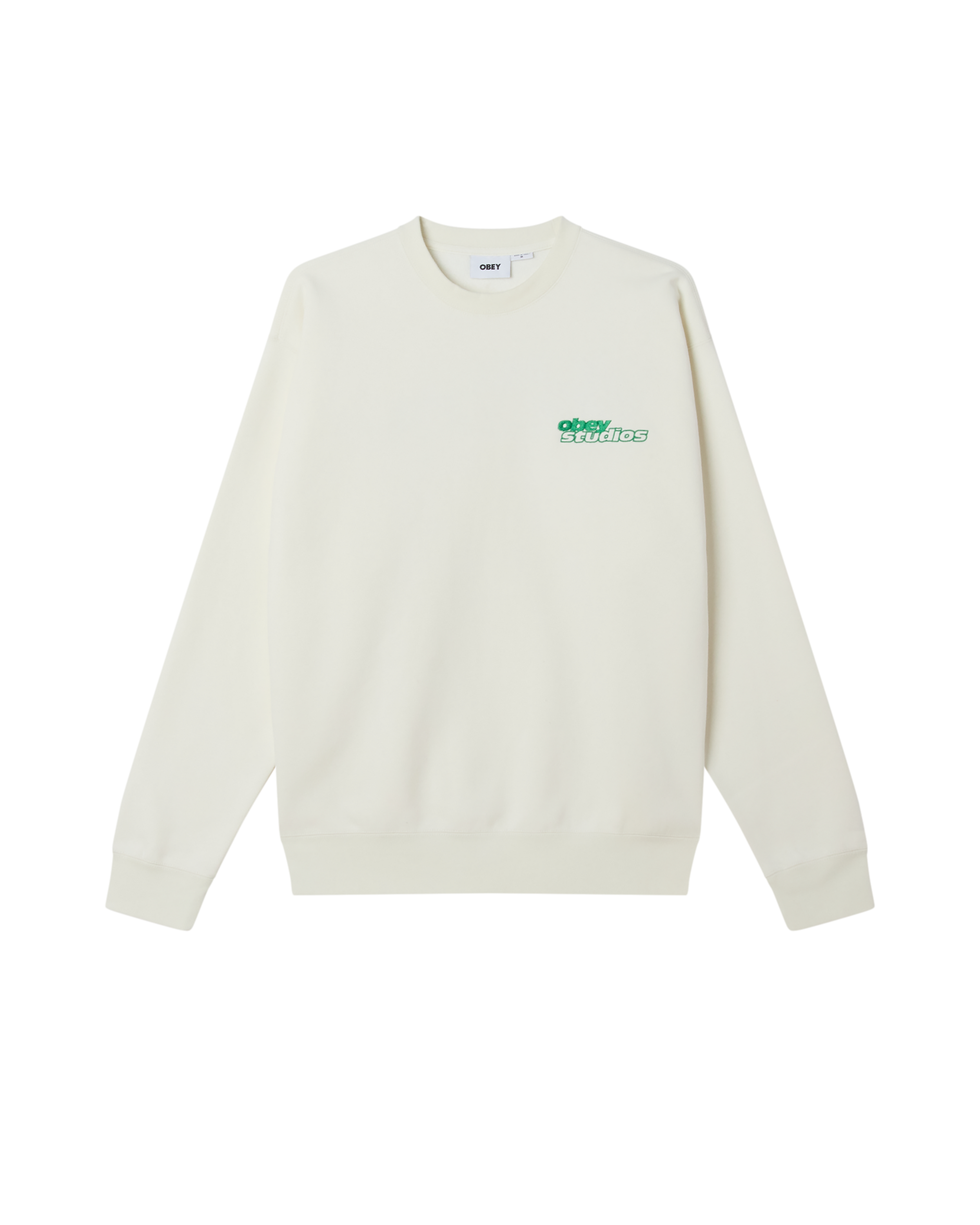 OBEY TONIC CREWNECK - OFF WHITE