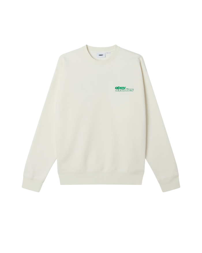 OBEY TONIC CREWNECK - OFF WHITE