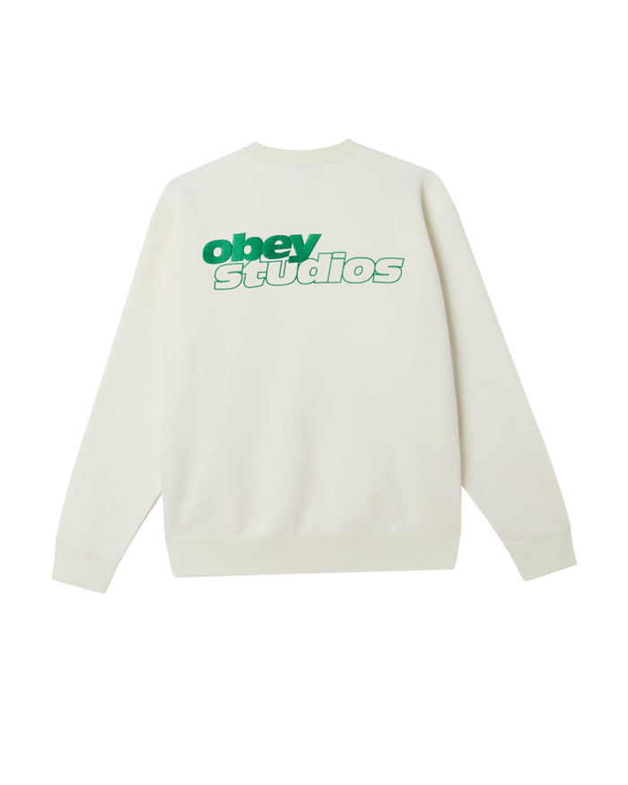 OBEY TONIC CREWNECK - OFF WHITE