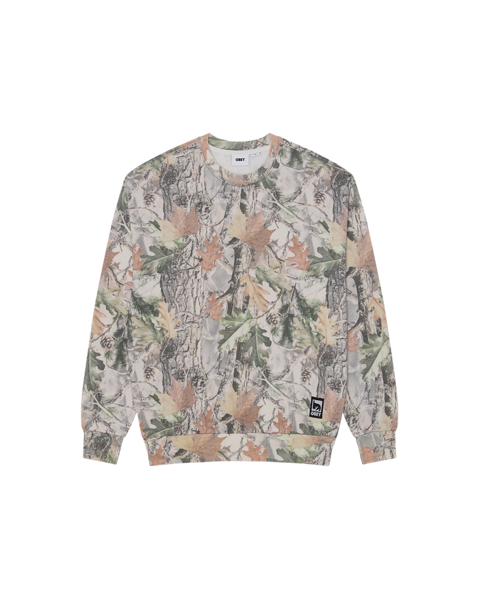 POST CREWNECK - DUSTY VINTAGE WOOD CAMO