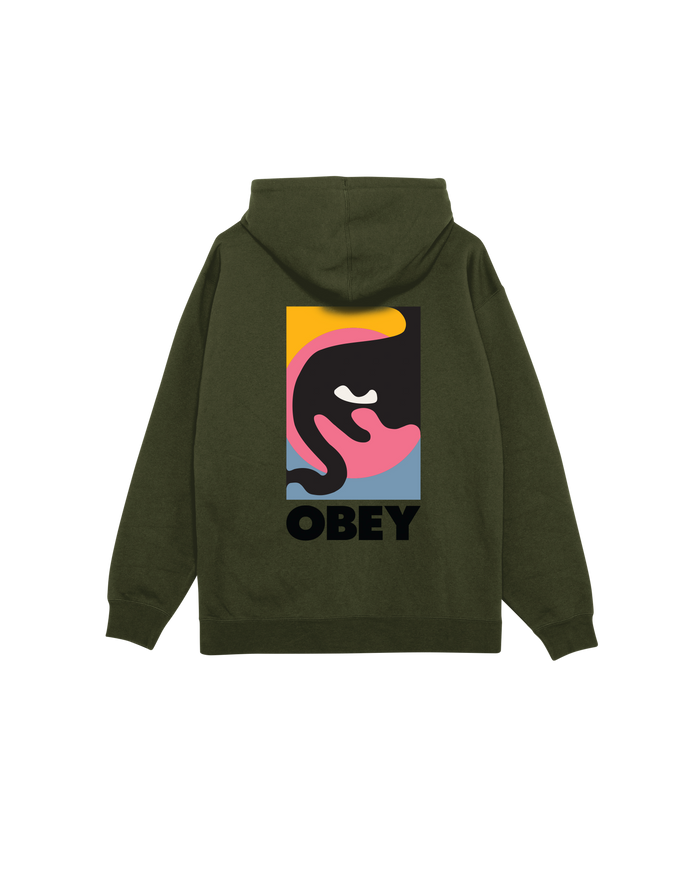 QUARTER ICON PREMIUM PULLOVER - DEEP LICHEN GREEN