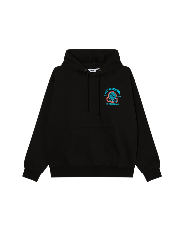 VICIOUS CIRCLE PULLOVER - BLACK