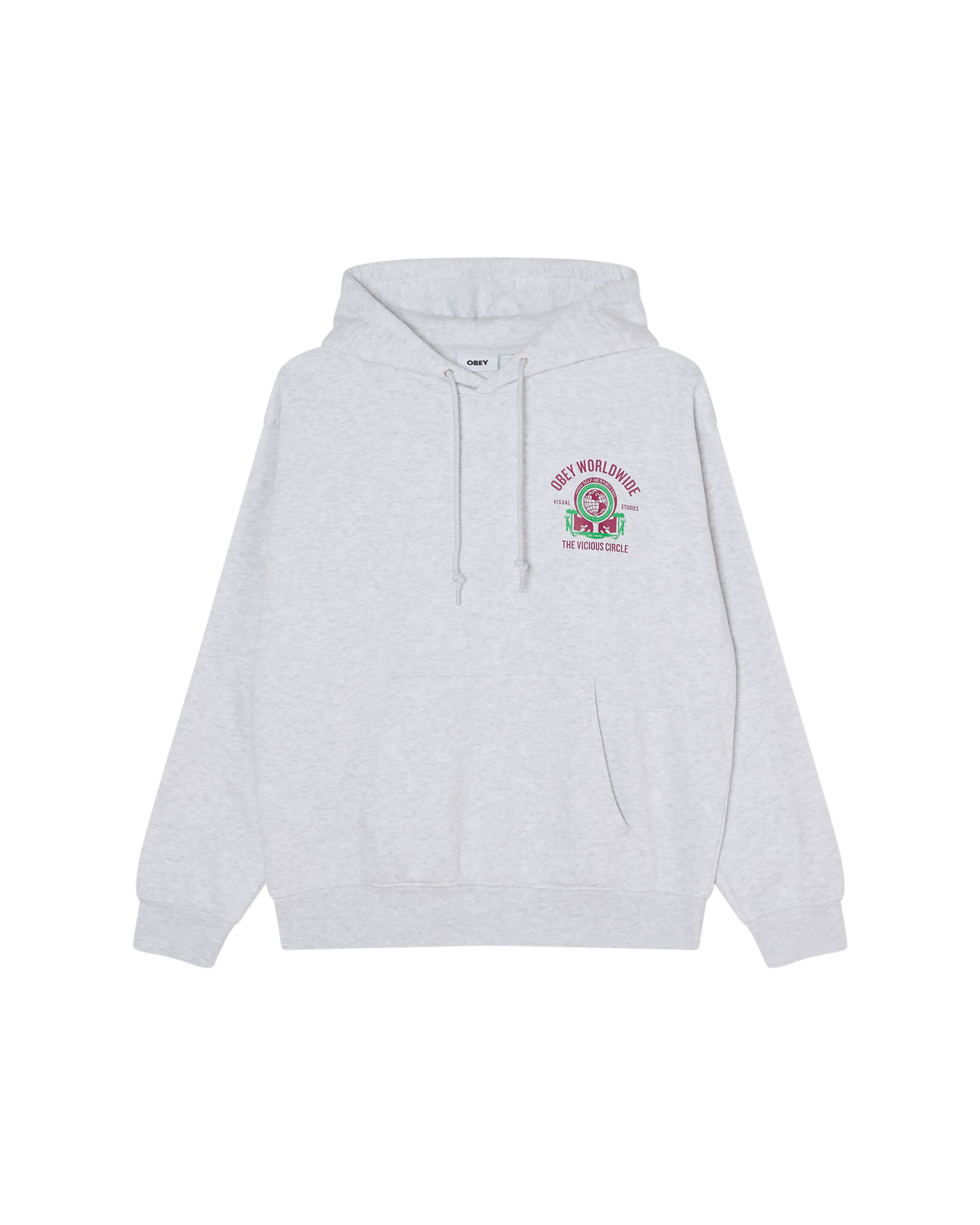 VICIOUS CIRCLE PULLOVER - HEATHER GREY