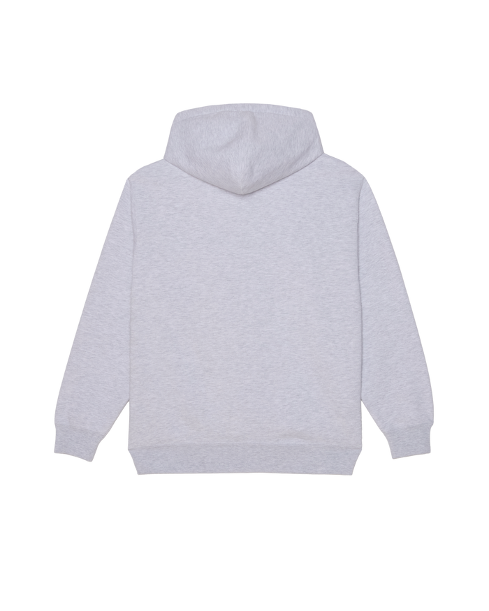 TRIPLE TROUBLE OBEY INVADER HOODIE - HEATHER GREY MULTI