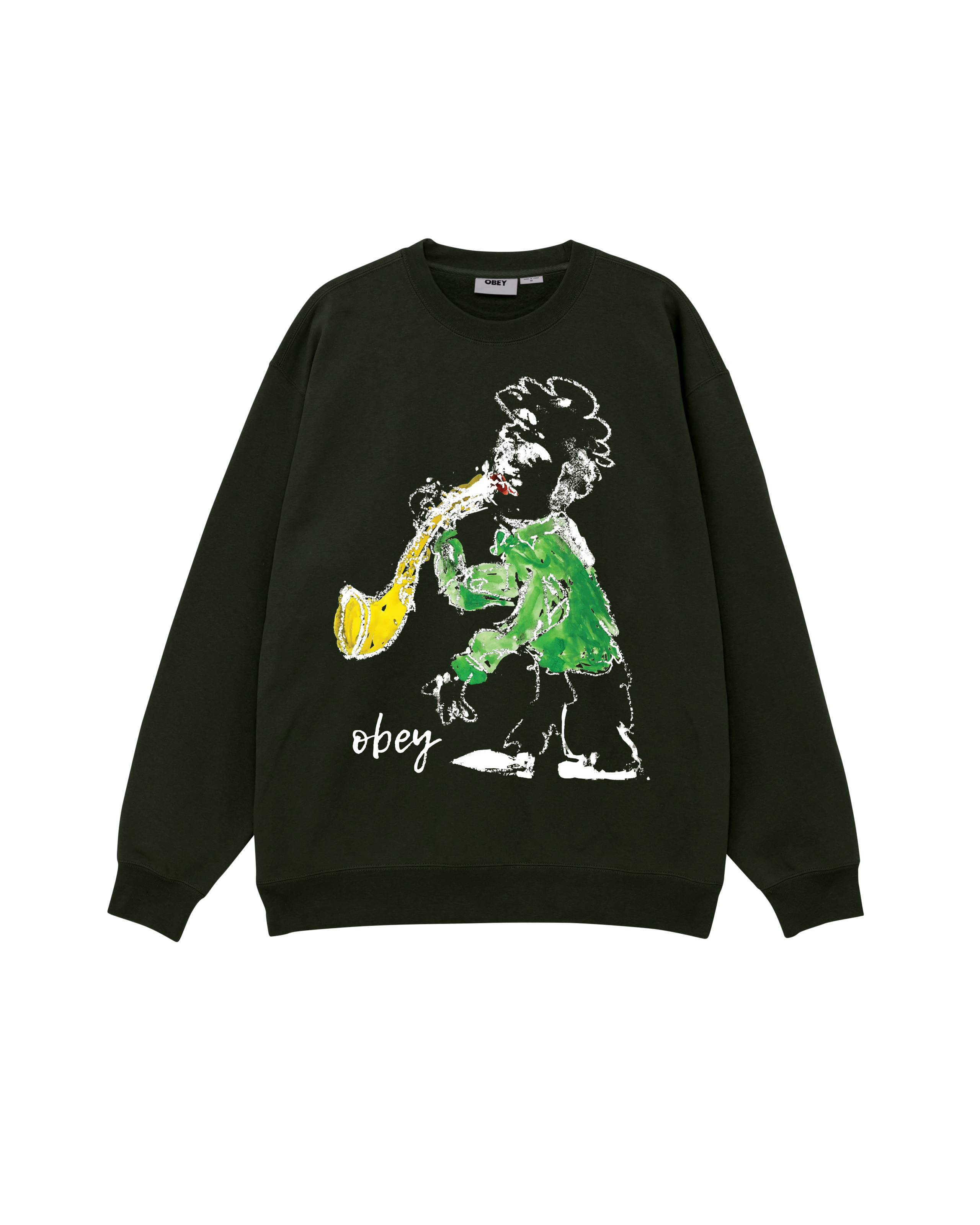 JAZZ PLAYER PREMIUM CREWNECK - BOTANICAL GARDEN