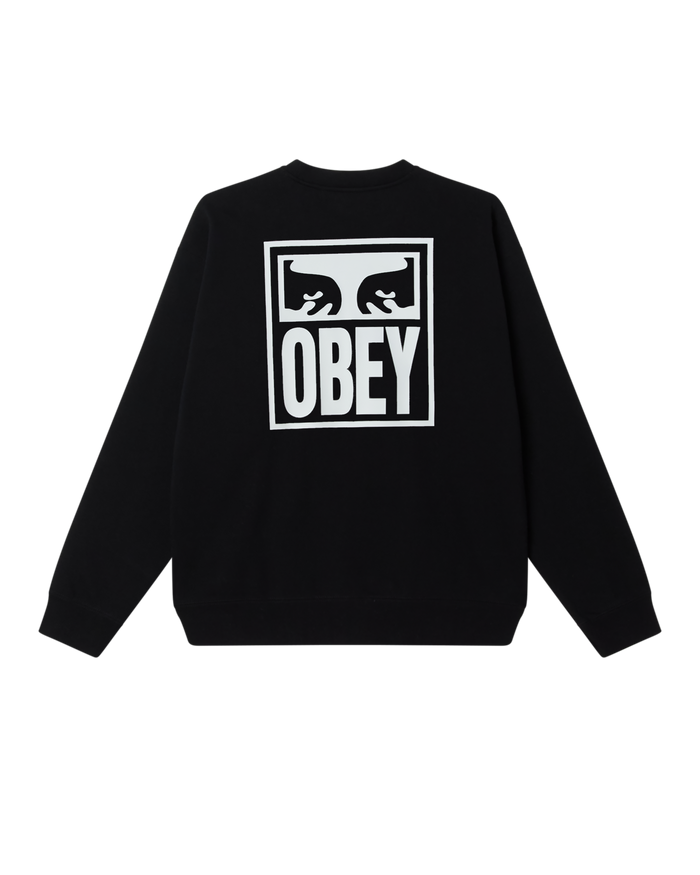 OBEY EYES ICON II CREWNECK - BLACK