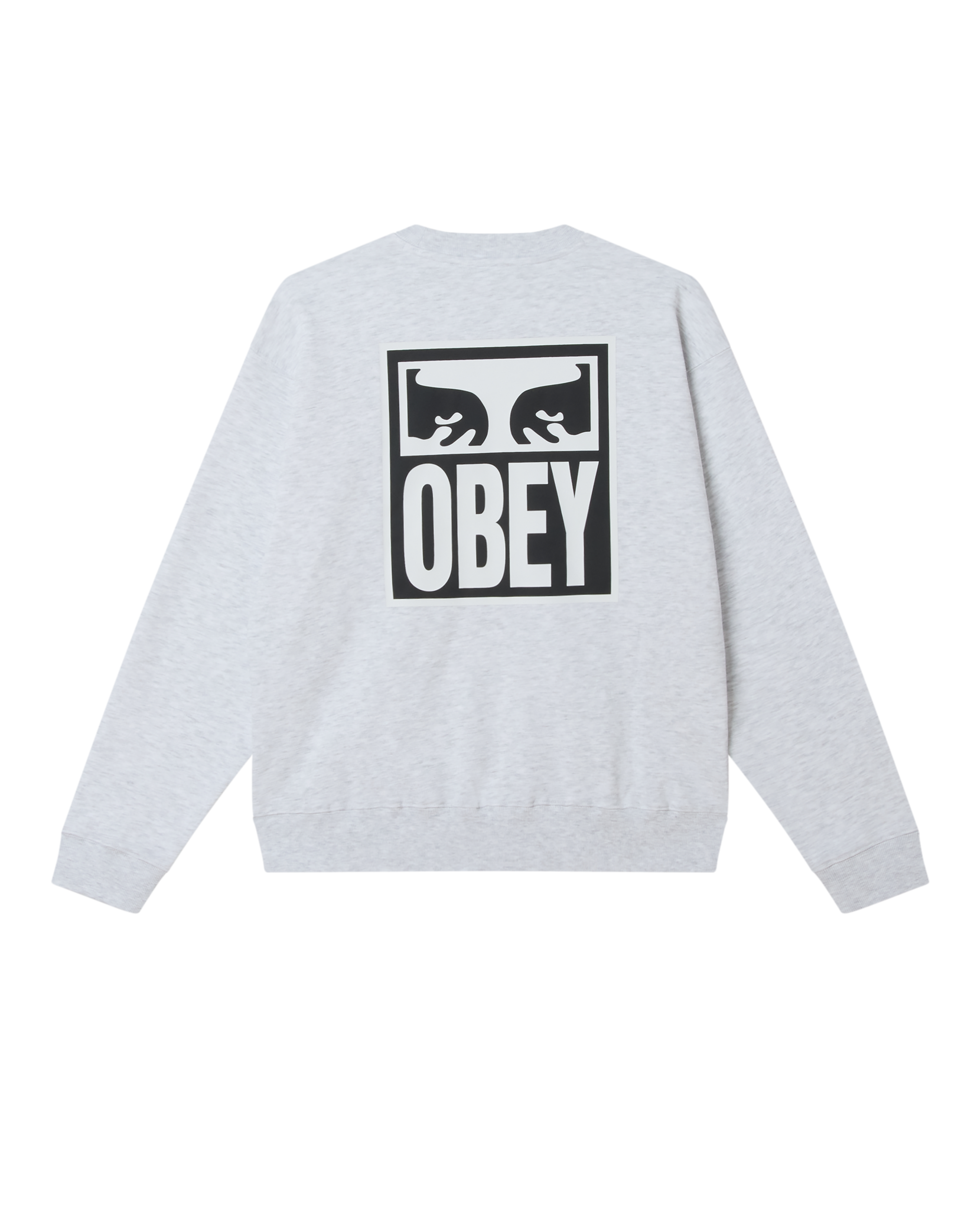 OBEY EYES ICON II CREWNECK - HEATHER GREY