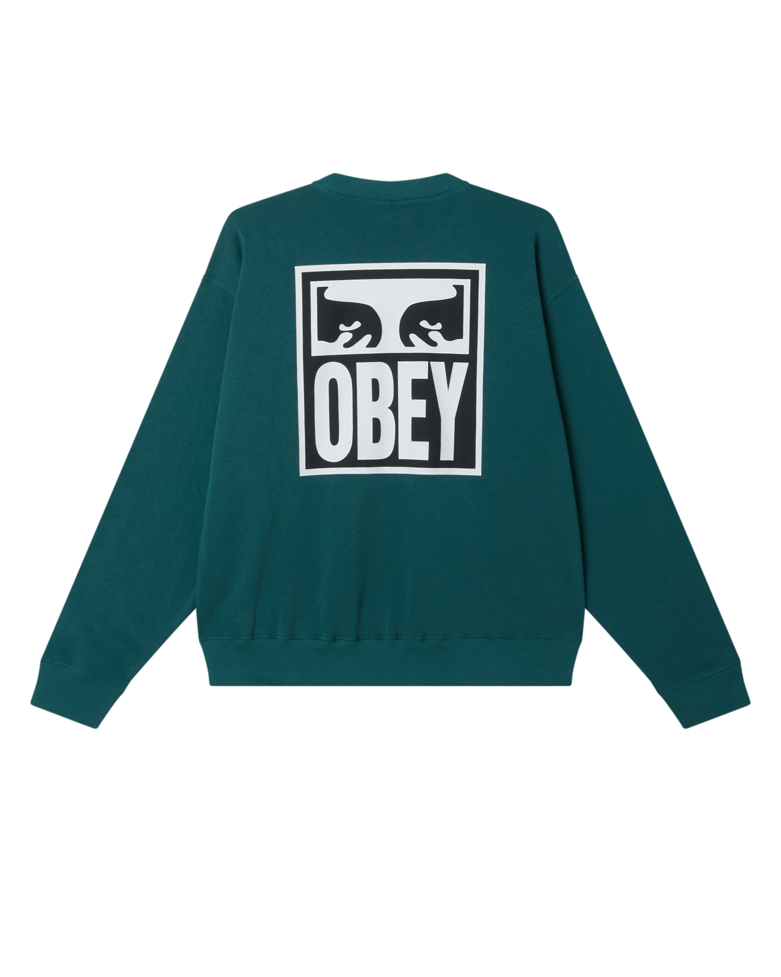 OBEY EYES ICON II CREWNECK - MEDITERRANEA