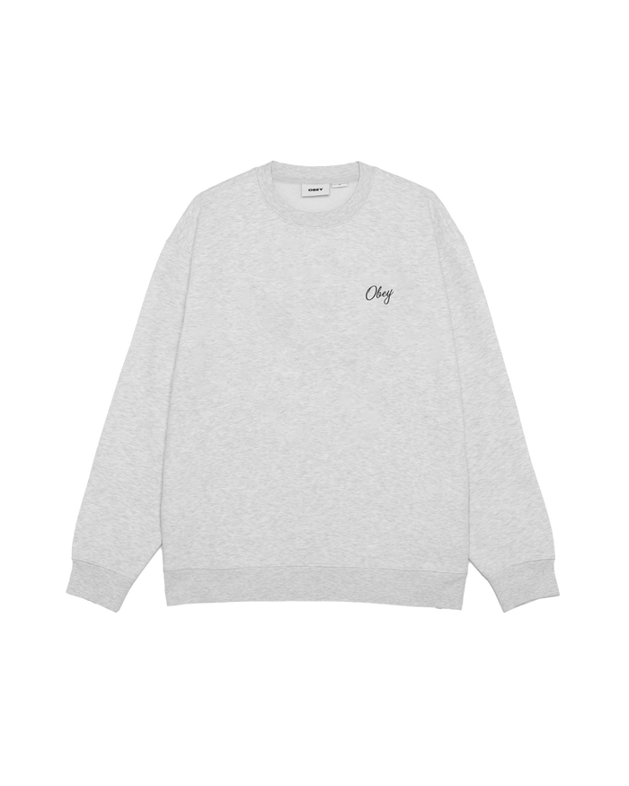 PAPER ROSE CREW - HEATHER GREY