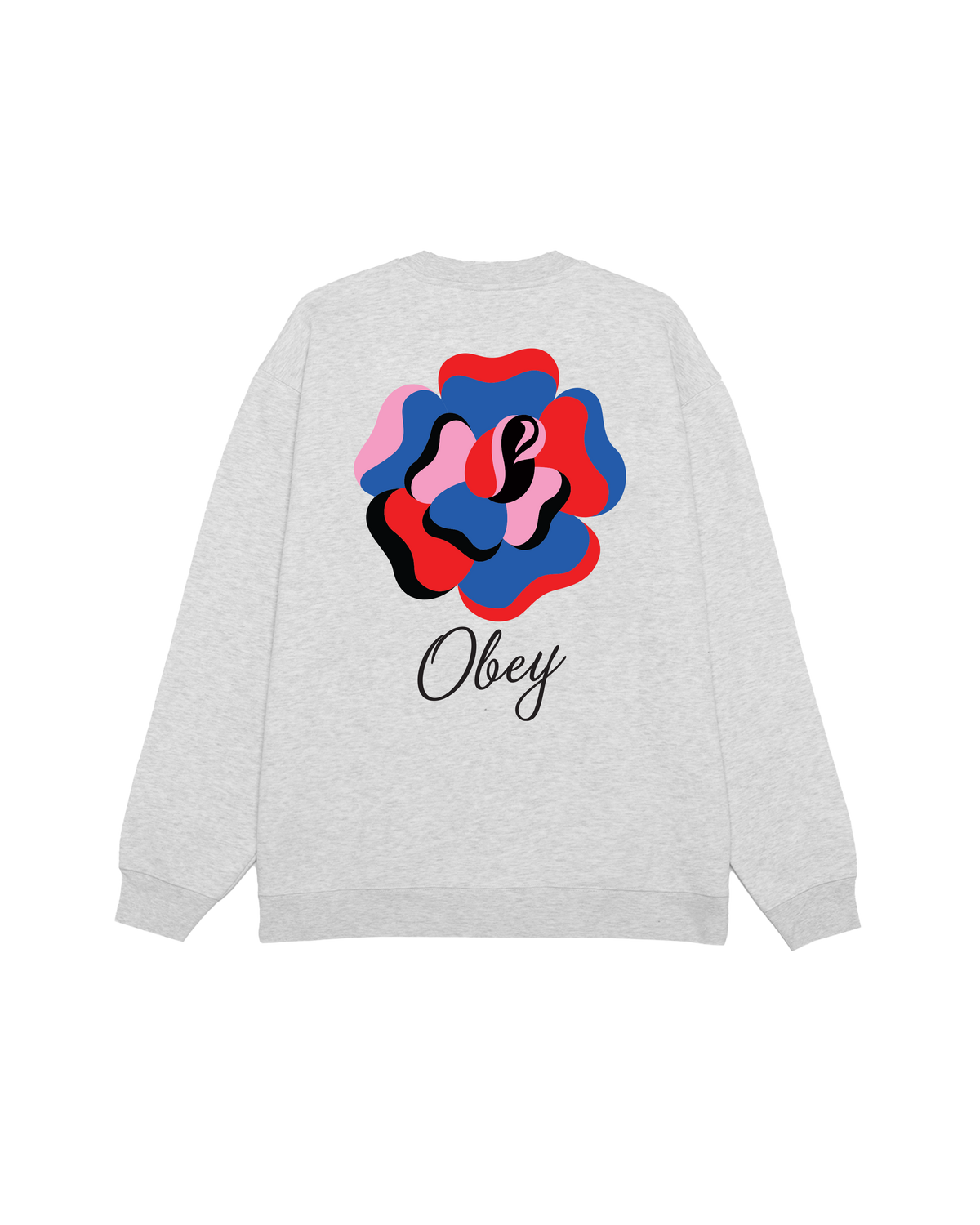 PAPER ROSE CREW - HEATHER GREY