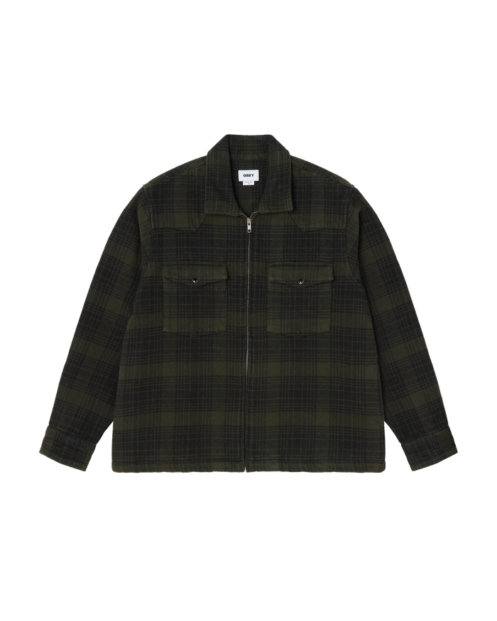 WILLIE ZIP SHIRT JACKET - ROSIN MULTI
