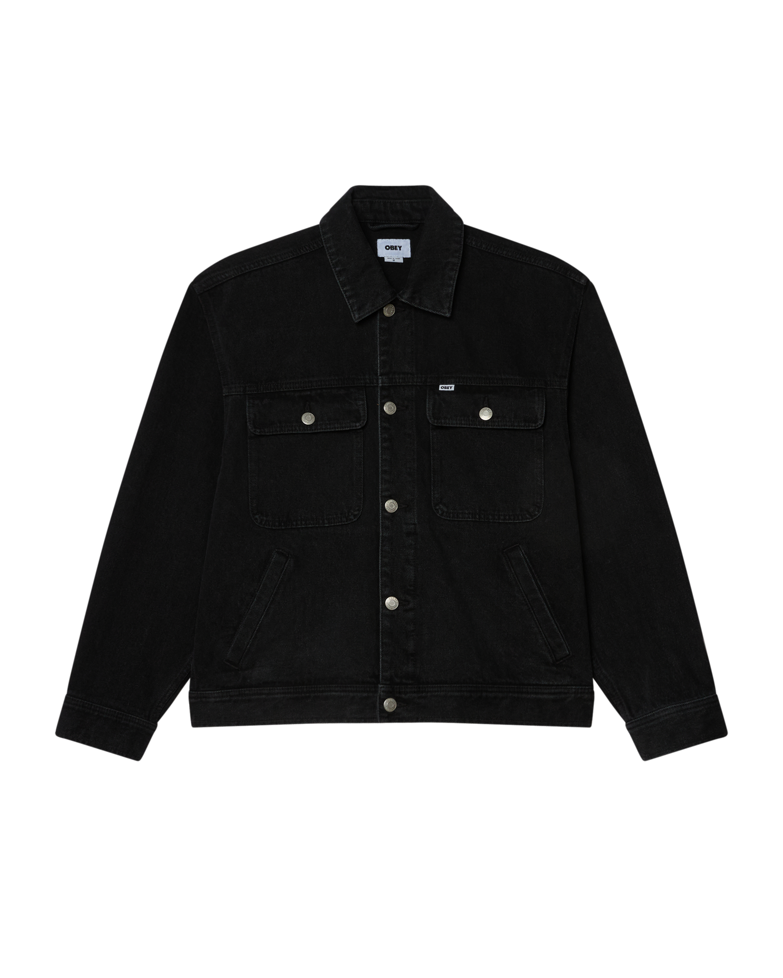 OBEY OPENA JACKET - FADED BLACK