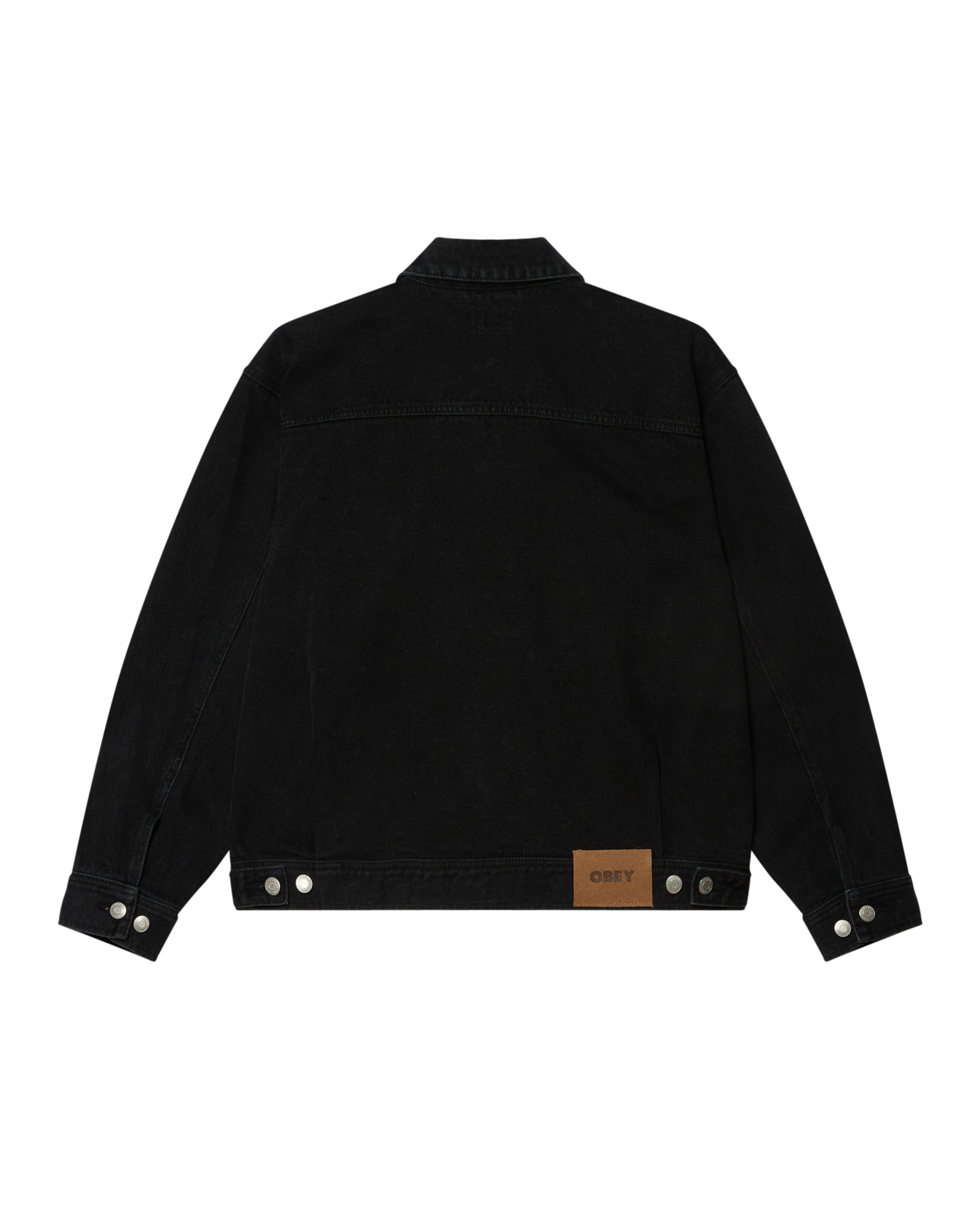 OBEY OPENA JACKET - FADED BLACK
